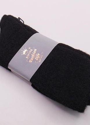 Носки альпака 37-41 черные корона 25517