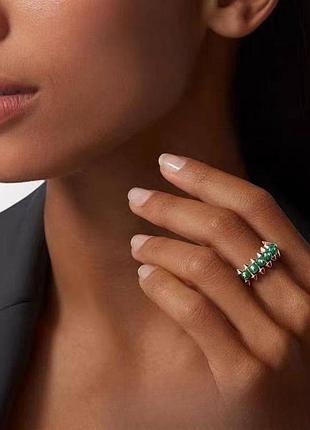 Каблучка кольорова шипи cartier 18
