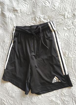 Спортивные шорты adidas xs для мальчиков черные