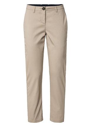 Брюки чиносы хлопковые для женщины esmara u.s. grand polo 449335 34(xs) бежевый