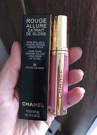 Chanel rouge allure extrait de gloss блиск