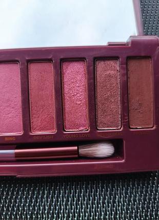 Палетка тіней urban decay cherry. 6
