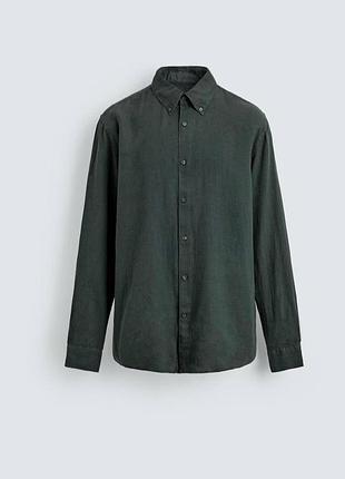 Лляна сорочка zara 6