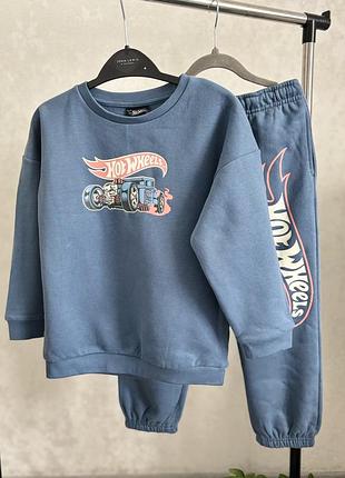 Костюм утеплений hot wheels для хлопчика ф. tu р.98-104,104-110,110-116