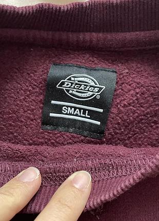 Світшот dickies бордовий 3
