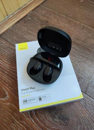 Бездротові навушники baseus wm01 plus tws 4