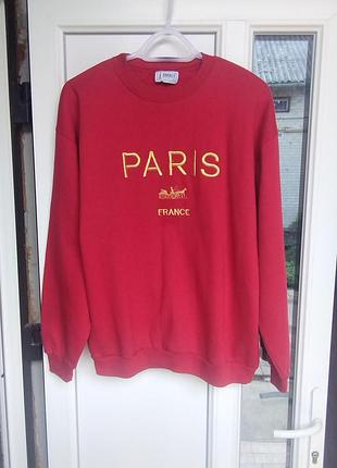Винтажный мужской свитер energi flay paris, made in gt, l.
