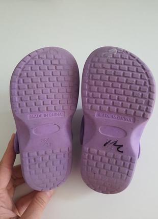 Кроксы шлепанцы детские 4