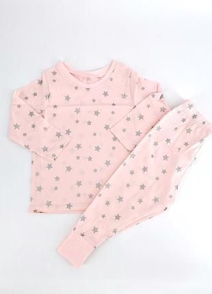 Новая пижама для девочки 128-134см, george, 8-9роков, костюм для девочки, кофта + штаны для девочки, хлопок