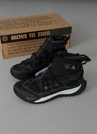 Nike acg air terra antarktik gore-tex «black white» — це бескомпромісний захист, футуристичний дизайн і максимальний комфорт для будь-якої погоди.