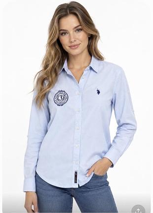 Us polo assn жіноча вінтажна сорочка, рубашка, блузка