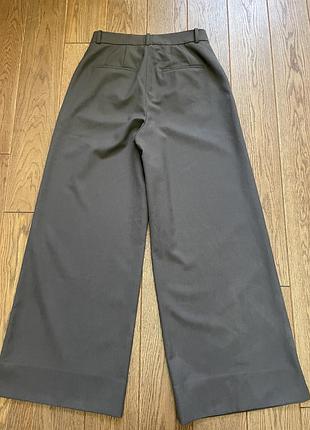Сірі брюки палаццо zara 9