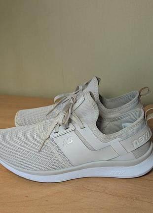 Женские кроссовки new balance nergize sport lux сетка, бежевые, 39р.