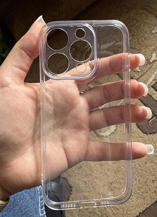 Чохол для iphone 15 pro прозорий 2