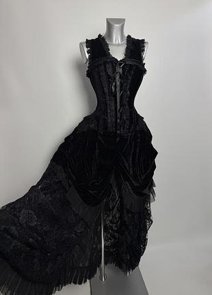 Готична вінтажна сукня daisy corsets