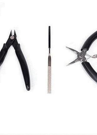 Набір інструментів для збирання моделей metal time pro cutters toolkit кусачки, плоскогубці та надфіль (ctrs-3) 4931868