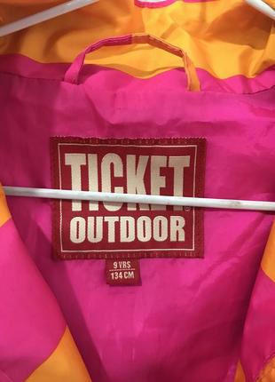 Куртка /ветровка 134 см ticket outdoor4 фото