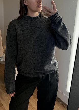 Графітовий светр uniqlo 3