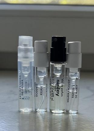 Сет люксової та нішевої парфумерії: valaya exclusive by marly, kilian sunkissed goodness, prada les infusion d’iris , sisley eau de soir оригінали