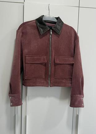 Вельветова куртка zara 4