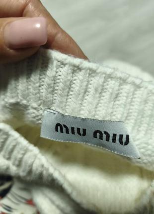 Miu miu вязаная безрукавка 3