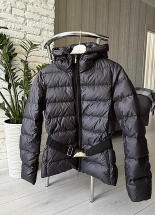 Куртка жіноча moncler чорна демісезонна