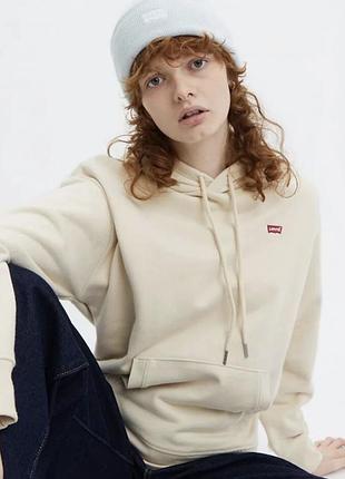 Худі жіноче levi's бежеве довге s