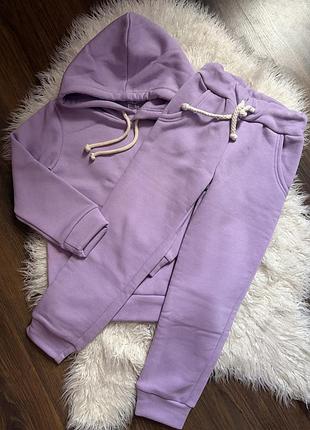 Теплый детский костюм толстовка штаны стиль zara h&m ❄️