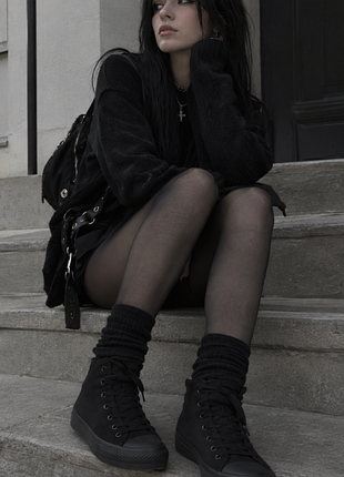 Черные кеды cropp