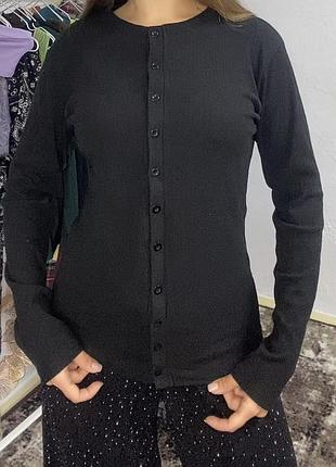 Shein лонгслів в рубчик кардиган кофтинка лонг водолазка кофтинка светр