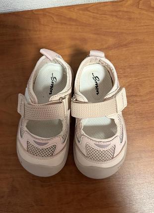 Мокасини для дівчаток barefoot рожеві