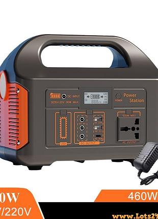 Портативная зарядная станция 500w чистая синусоида для квартиры дома холодильника котла тв как ecoflow bluetti