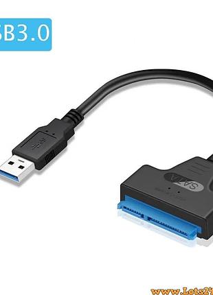 Перехідник sata usb 3.0 для hdd ssd 2.5 кишеня конвертер для жорсткого диска hdd ssd usb3.0 sata адаптер usb type a