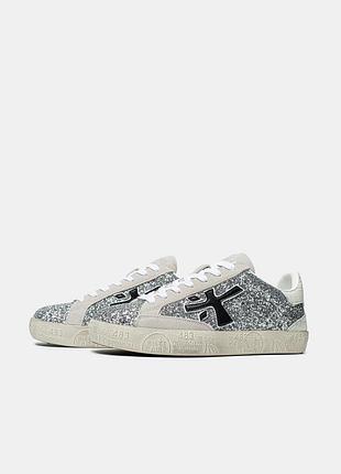 Кеди premiata stevend 6660 silver glitters
