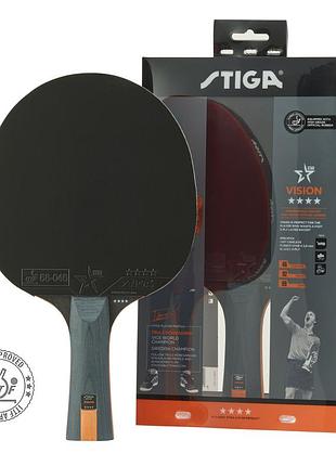 Ракетка для настольного тенниса stiga vision 4 star fl (1214-3218-01) 4989074