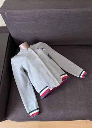 Сірий  бомбер от tommy hilfiger