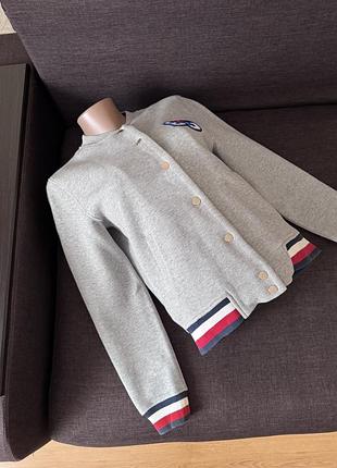 Сірий  бомбер от tommy hilfiger 2
