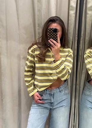 Коттоновое поло zara