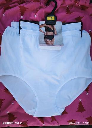 Високі шикарні трусики від marks and spencer full brief розмір 50-52.