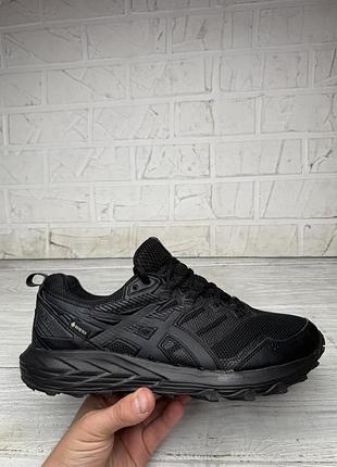Крутые черные кроссовки asics gel-sonoma 6 gtx gore-tex