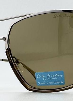 Чоловічі сонцезахисні окуляри rita bradley rb327x col.06px polarized з поляризацією антифари зелені