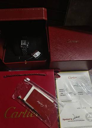 Годинники жіночі cartier panthere medium сріблясті