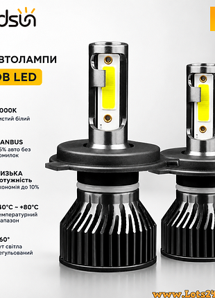 2шт автолампы h7 cob led 6000к автолампы светодиодные автолампы авто лед лампы авто лампа лед светодиодная дхо