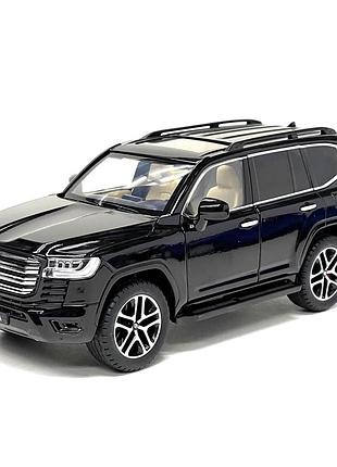Автомодель - toyota land cruiser (чорний, 1:24)