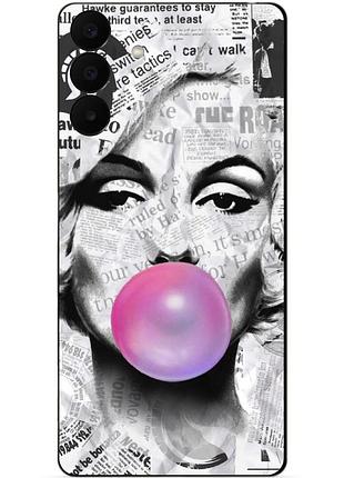 Силіконовий чохол бампер для samsung a27 з малюнком мерілін монро marilyn monroe