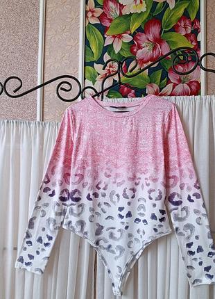 Красиве боді в принт chicme. 2