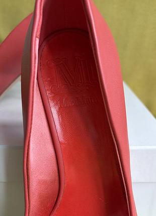 Туфлі жіночі maxmara червоні 3