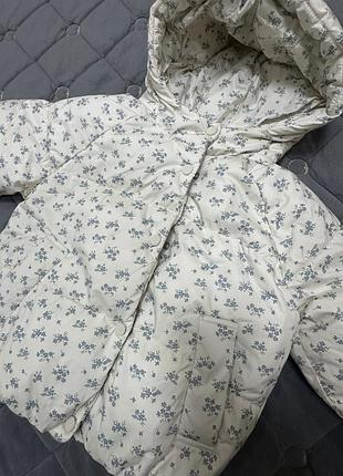 Тепла куртка zara, зріст 110 2