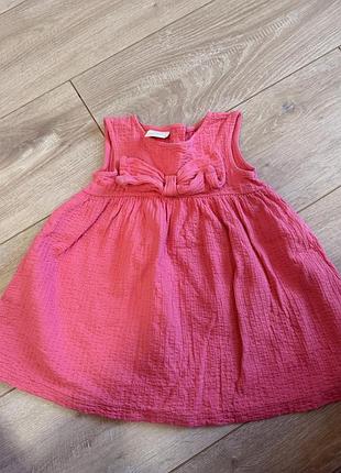 Сукня для дівчинки zara рожева 92р