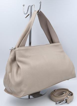 Сумка женская кожаная polina&eiterou c0650h beige